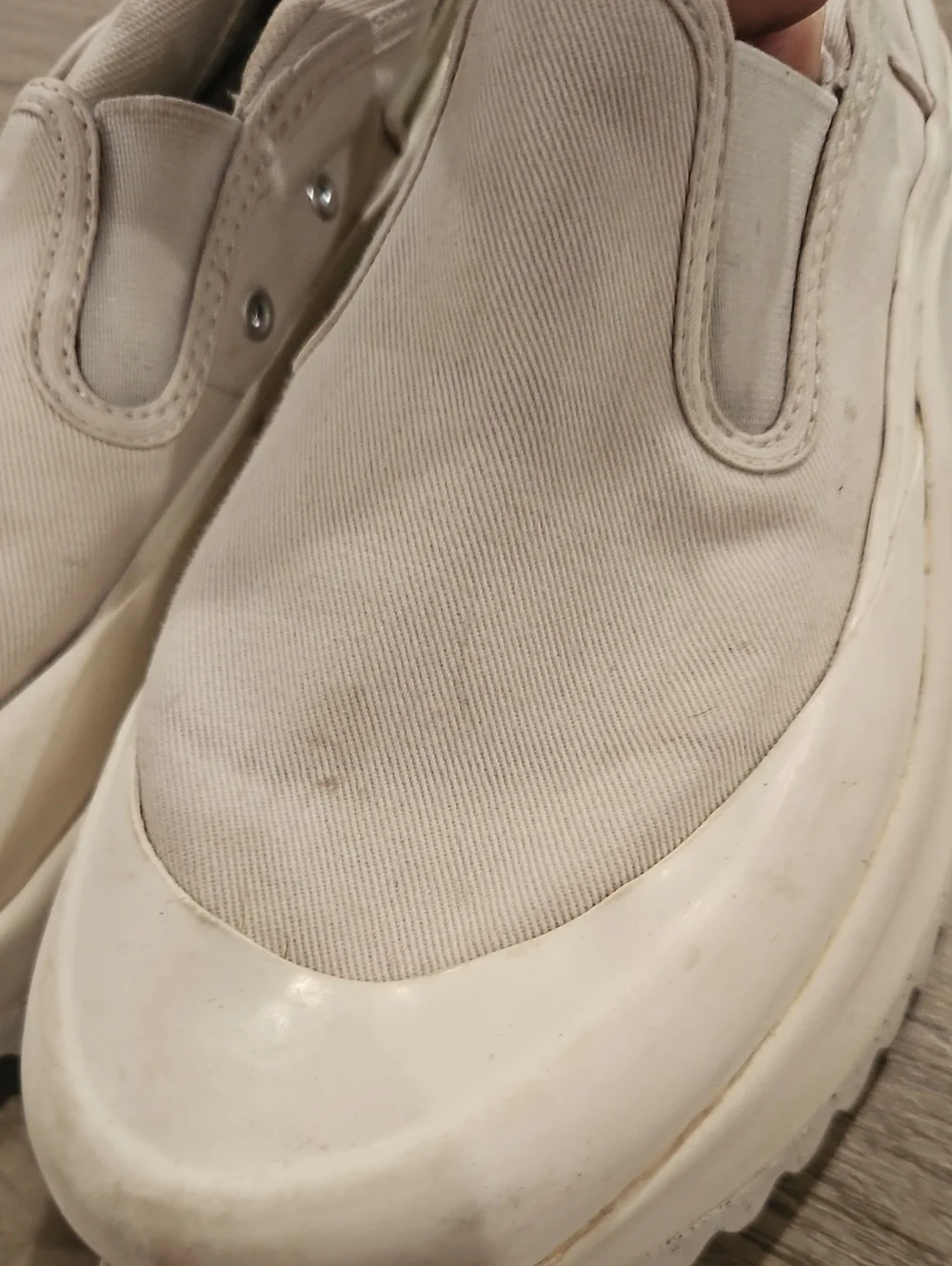 White Platform Slip-On Women's Sneakers size 7.5